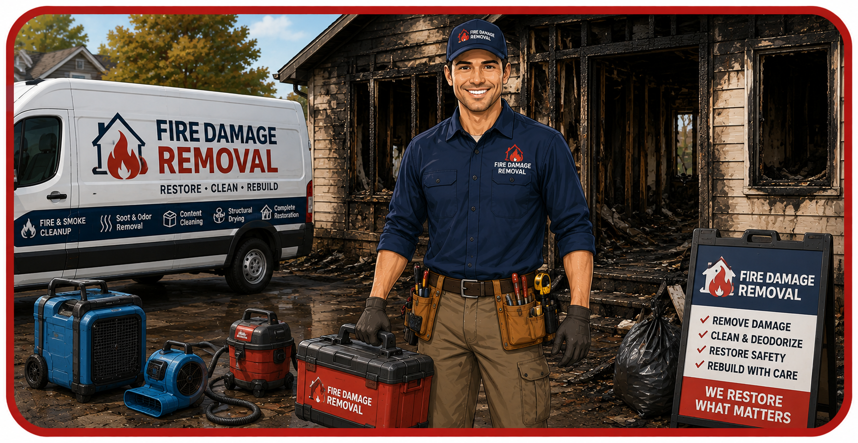 Professional Fire Damage Restoration Service